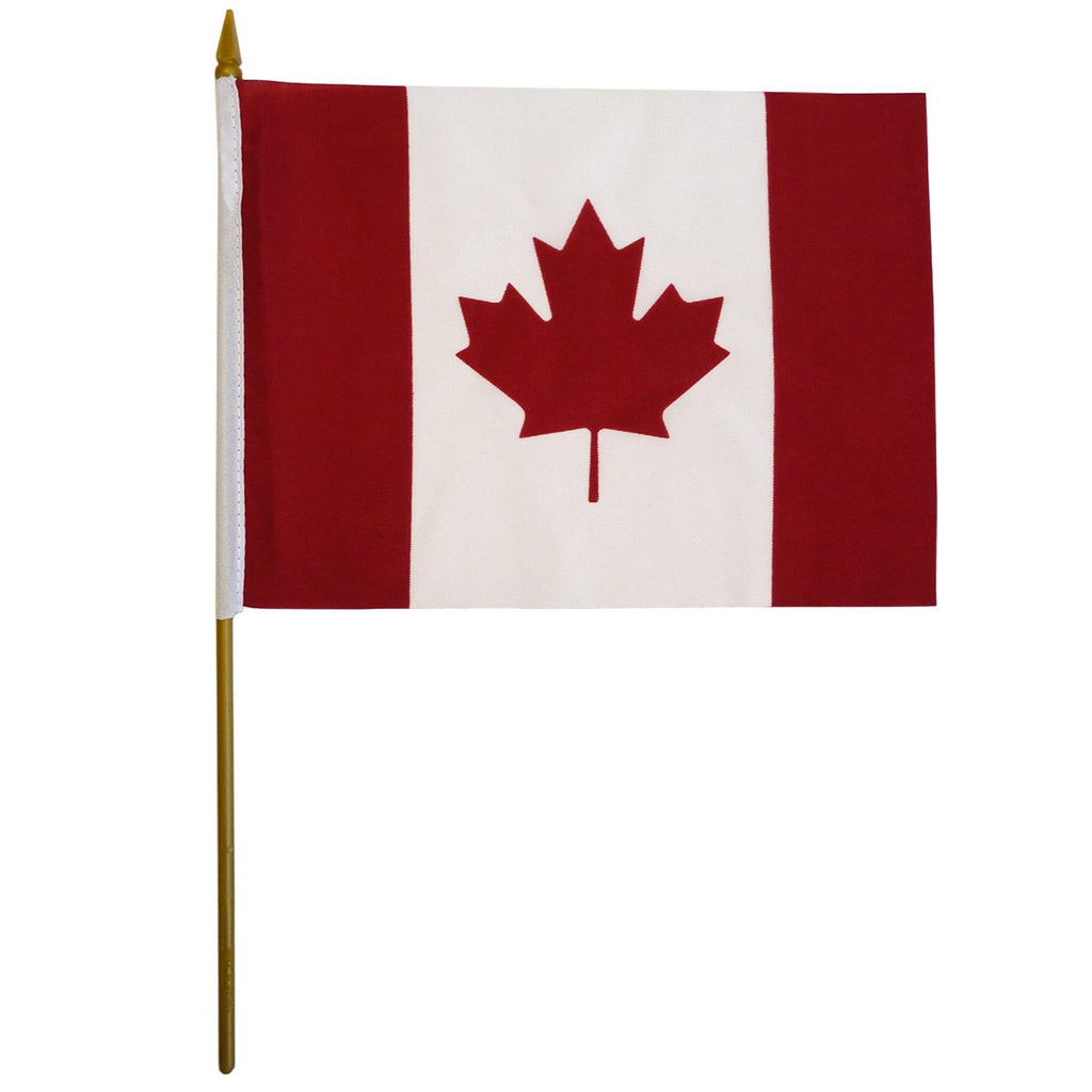 12"x18" Canada Handheld Flags