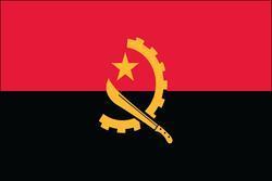 Angola 3x5 Flag