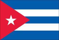 Cuba 3x5 Flag