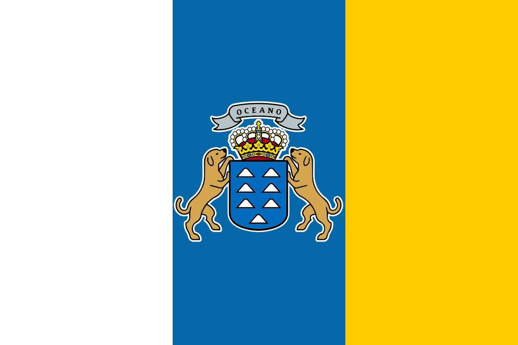 Canary Islands 3x5 Flag