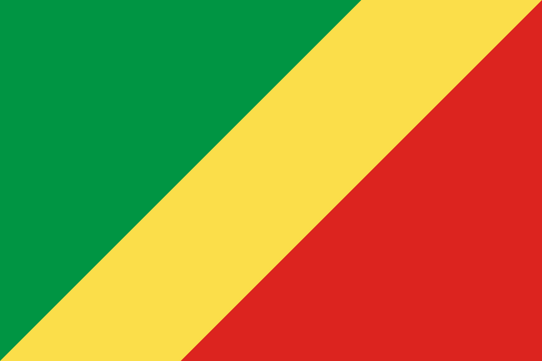Congo-Old 3x5 Flag