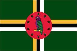 Dominica 3x5 Flag
