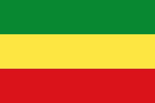 Ethiopia-Plain 3'x5' Flags