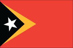 East Timor 3x5 Flag