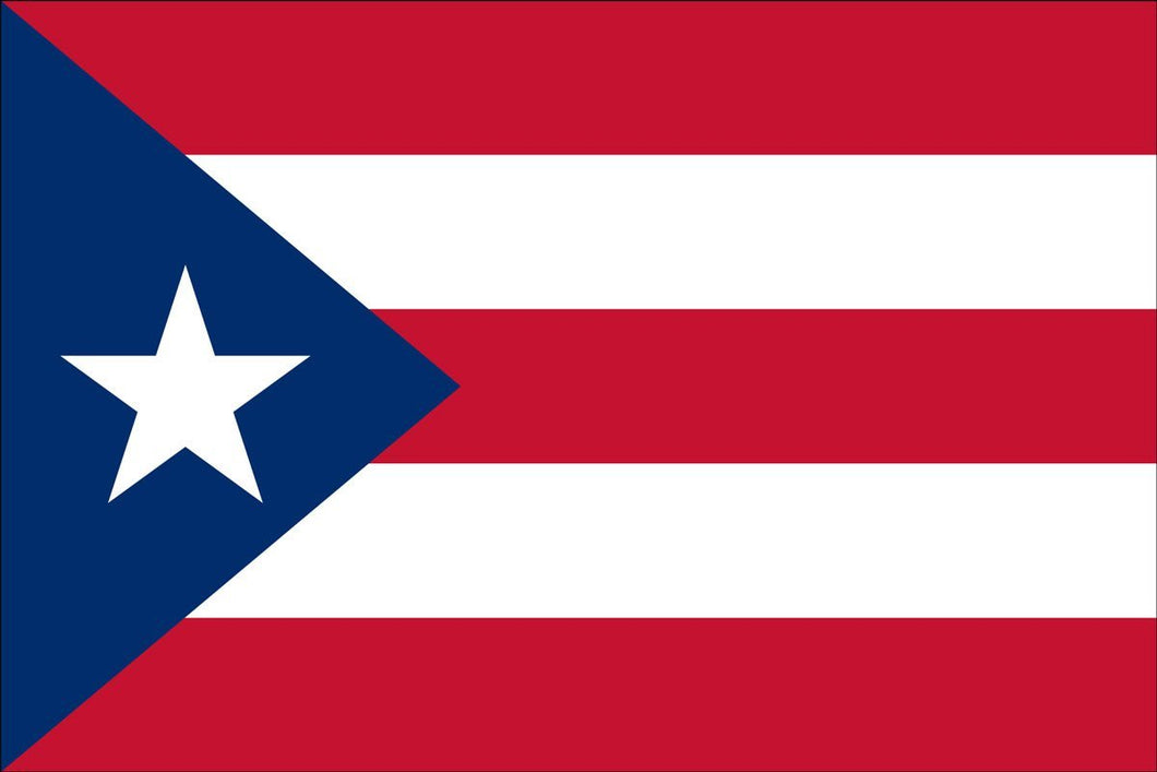 Puerto Rico 3x5 Flag