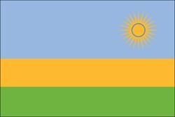 Rwanda 3x5 Flag