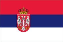 Serbia 3x5 Flag