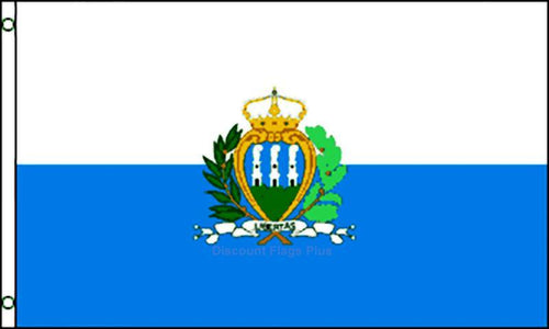 San Marino 3x5 Flag