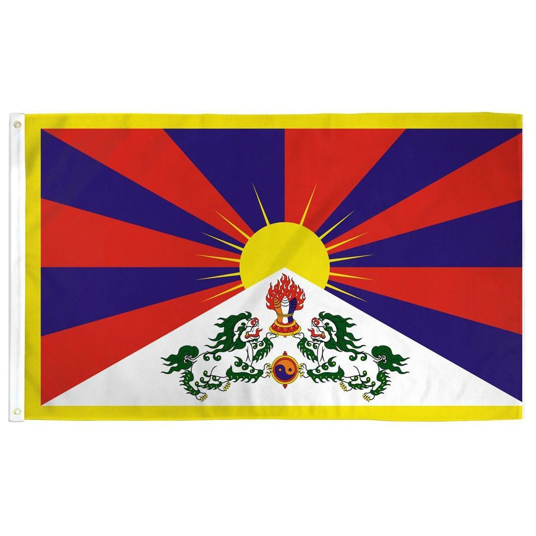 Tibet 3x5 Flag