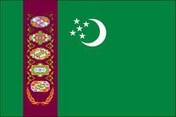 Turkministan 3x5 Flag