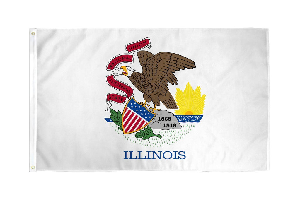 Illinois 3x5 Flag