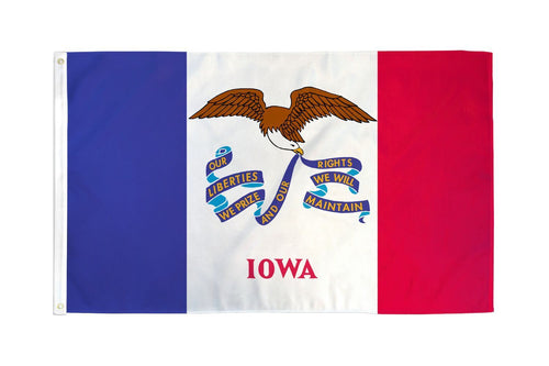 Iowa 3x5 Flag