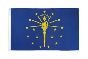 Indiana 3x5 Flag