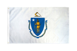 Massachusetts 3x5 Flag