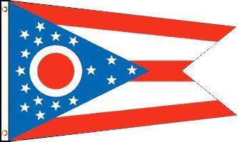 Ohio 3x5 Flag