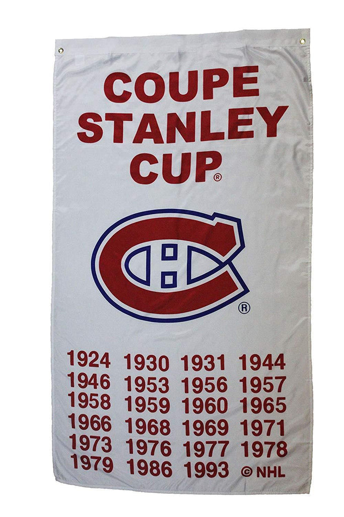 Montreal Canadiens-Stanley Cup 3'x5' Flag