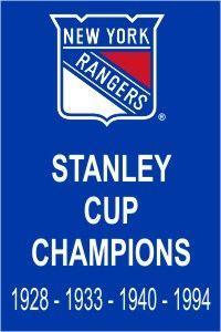 New York Rangers-Stanley Cup 3'x5' Flag