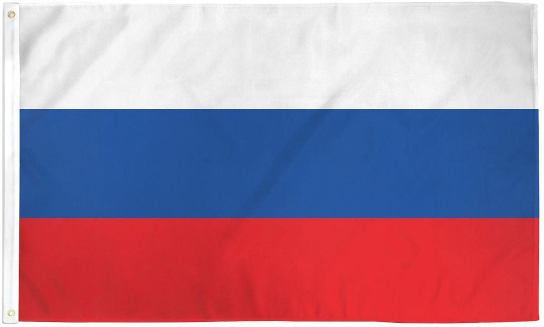 Russia 4.5'x9' Flag