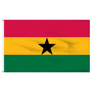 Ghana 2'x3' Flags