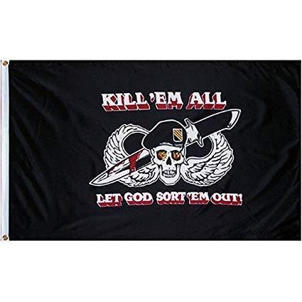 Kill Em All 2'x3' Flags