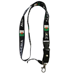 Algeria-Black Lanyards