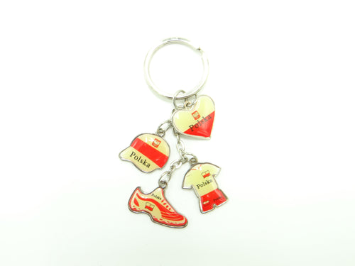 Poland Charm Keychain