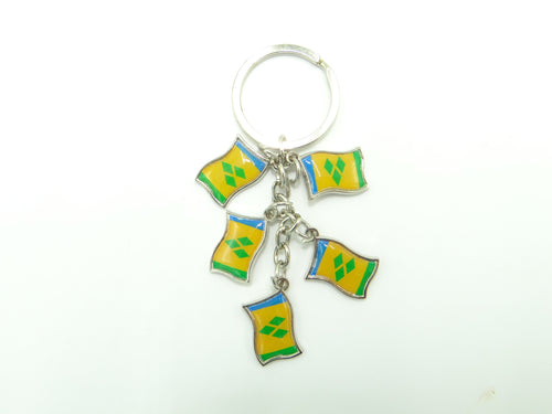 St. Vincent Charm Keychain