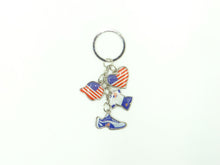 Load image into Gallery viewer, United States of America Charm Keychain