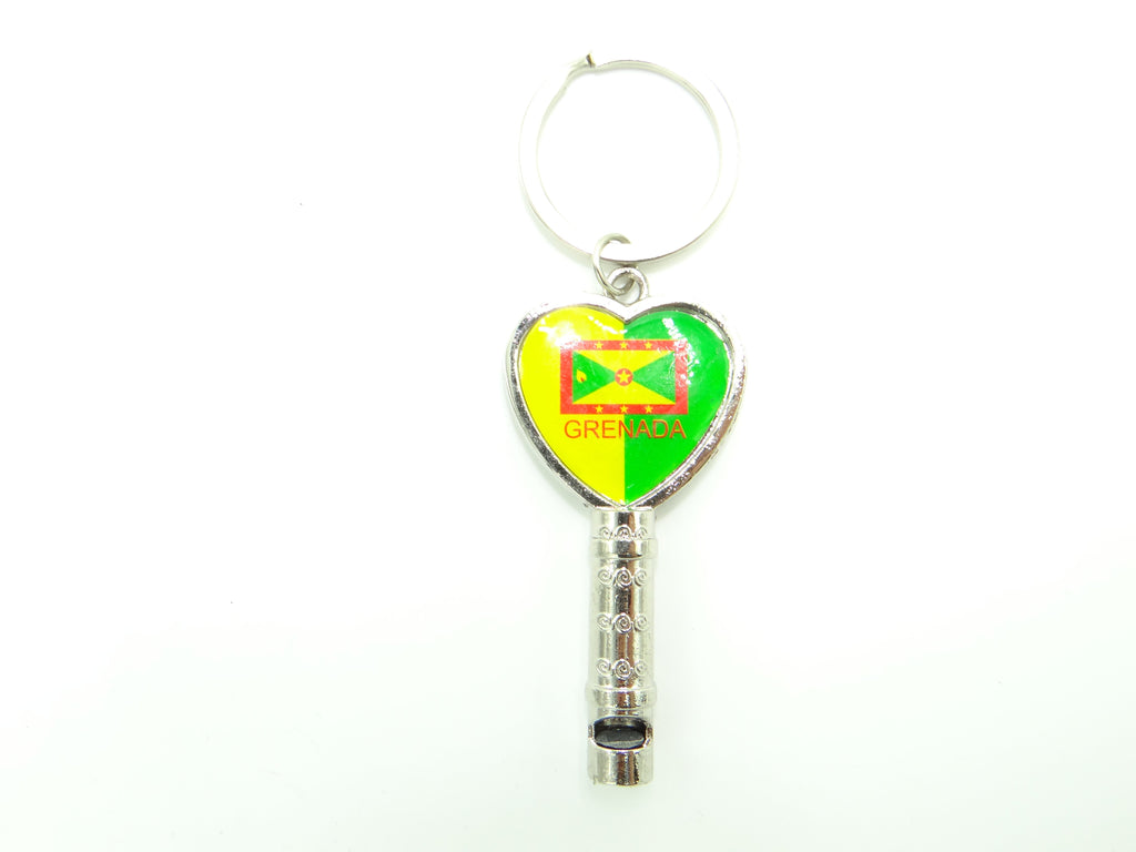 Grenada Whistle Keychain