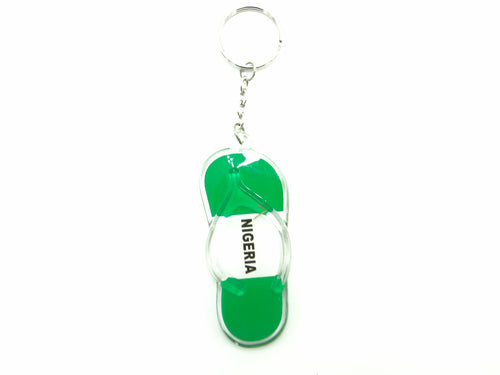 Nigeria Sandal Keychain