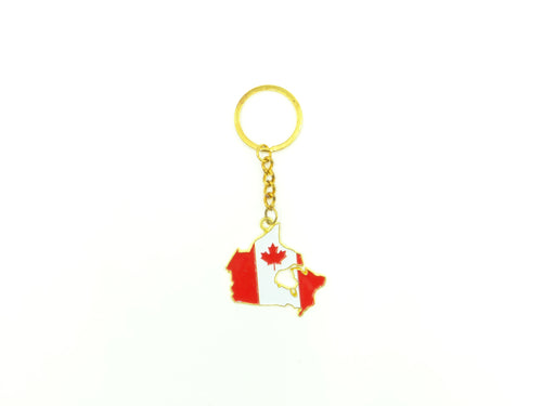 Canada Map Keychain