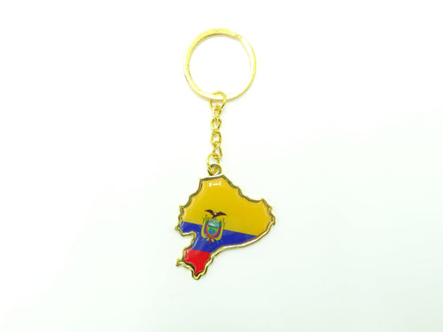 Ecuador Map Keychain