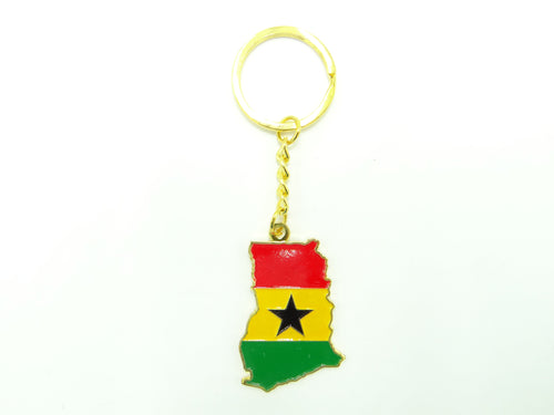 Ghana Map Keychain