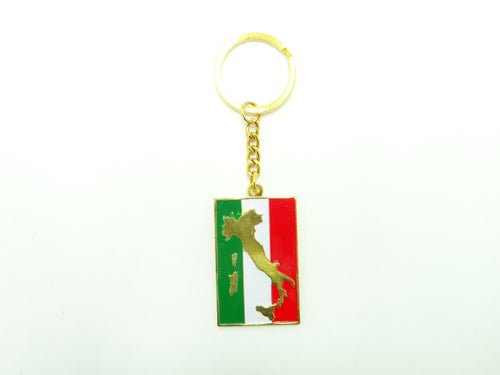 Italy Map Keychain