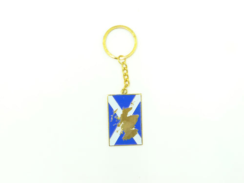 Scotland Map Keychain