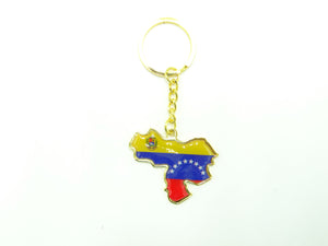 Venezuela Map Keychain