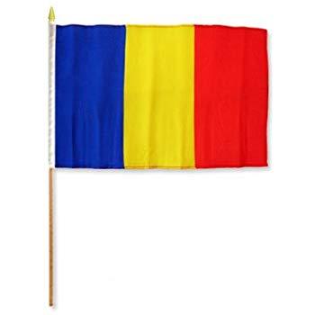 Romania 12X18 Flags