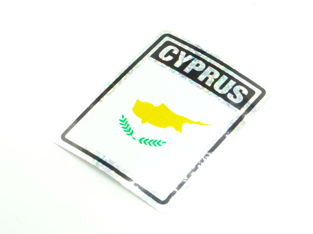 Cyprus 3"x4" Sticker