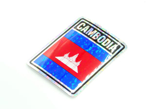 Cambodia 3"x4" Sticker