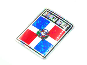 Dominican Republic 3"x4" Sticker