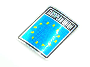 European Union 3"x4" Sticker