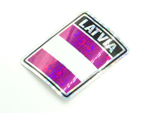 Latvia 3"x4" Sticker