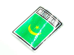 Mauritania 3"x4" Sticker