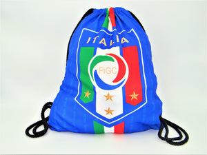 Italy-White String Bag