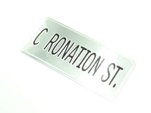 Load image into Gallery viewer, Coronation Street-Black Plate Sticker