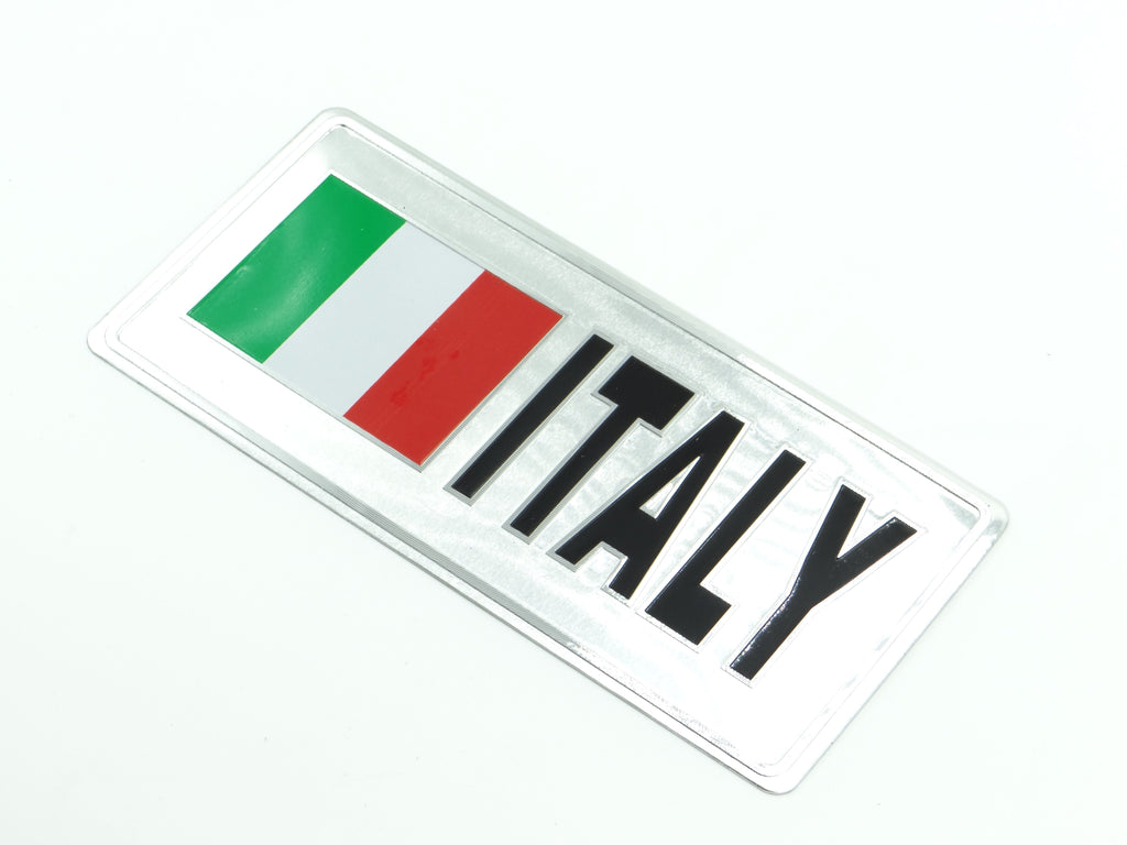 Italy-Flag Plate Sticker