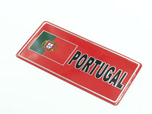 Portugal-Flag Plate Sticker