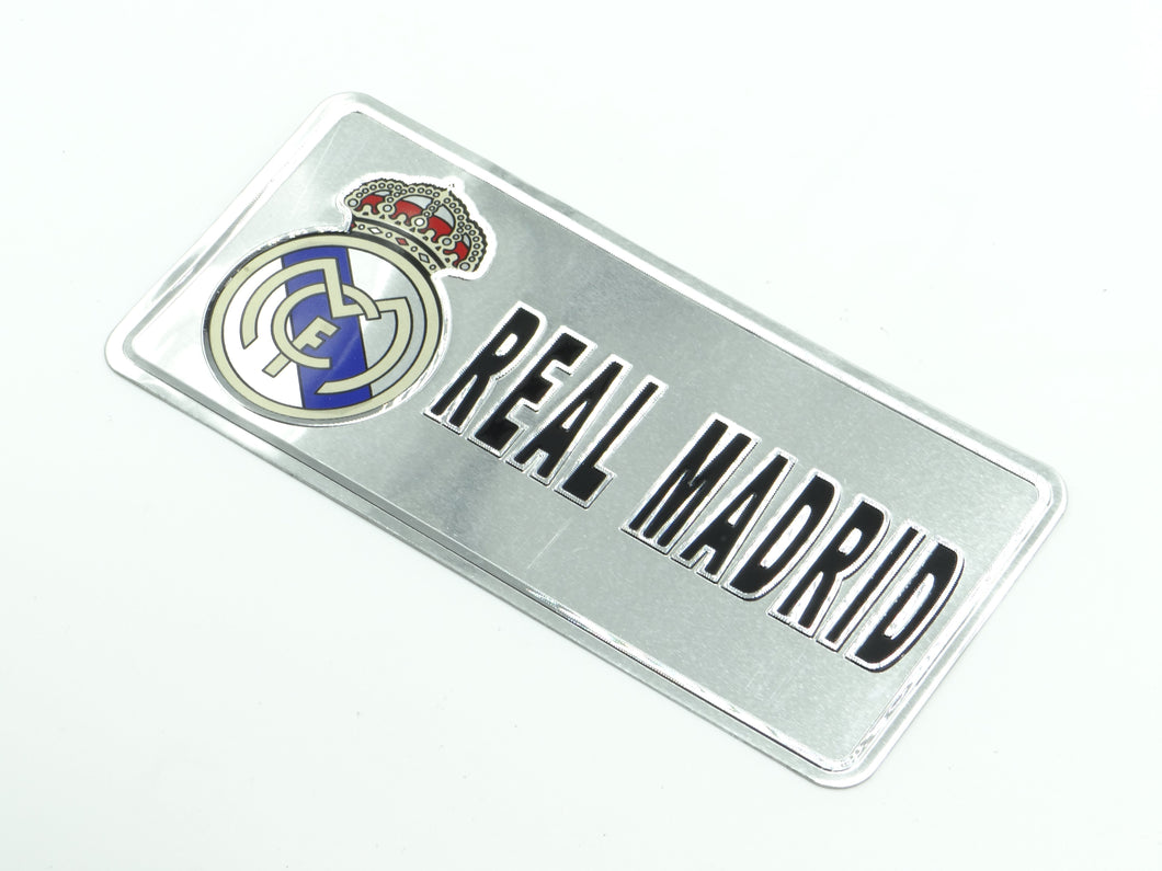 Real Madrid Plate Sticker