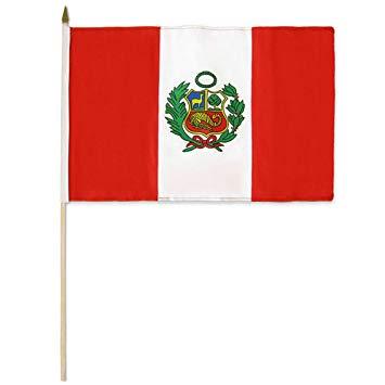 Peru 12X18 Flags
