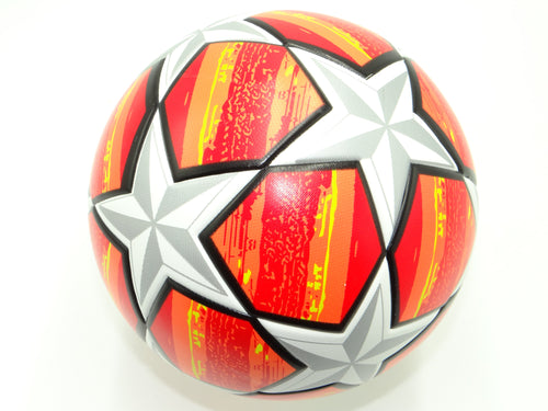 Match-4-Red Stars Size 5 Soccer Ball